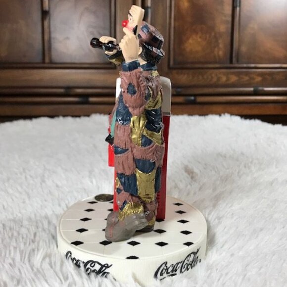 Vintage Coca-Cola Limited Edition Emmett Kelly 'Put on a Happy Face' Figurine - Picture 6 of 16